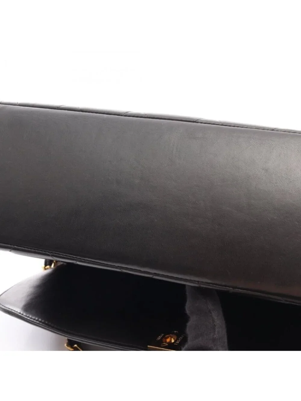 Chanel Shoulder Bag Quilted Diana Flap Black Lambskin Chain